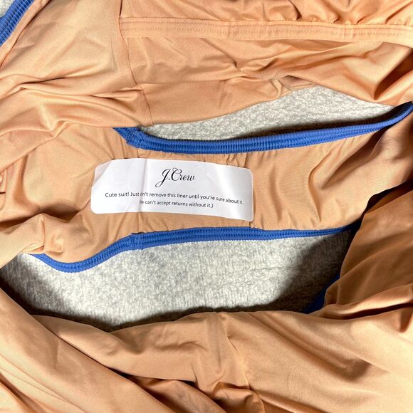 J.Crew Ribbed One Strap‎ One Piece in Blue Ladies Size 22 NEW - Picture 5 of 9